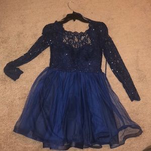MY MICHELLE Navy Blue Homecoming Dress - USED